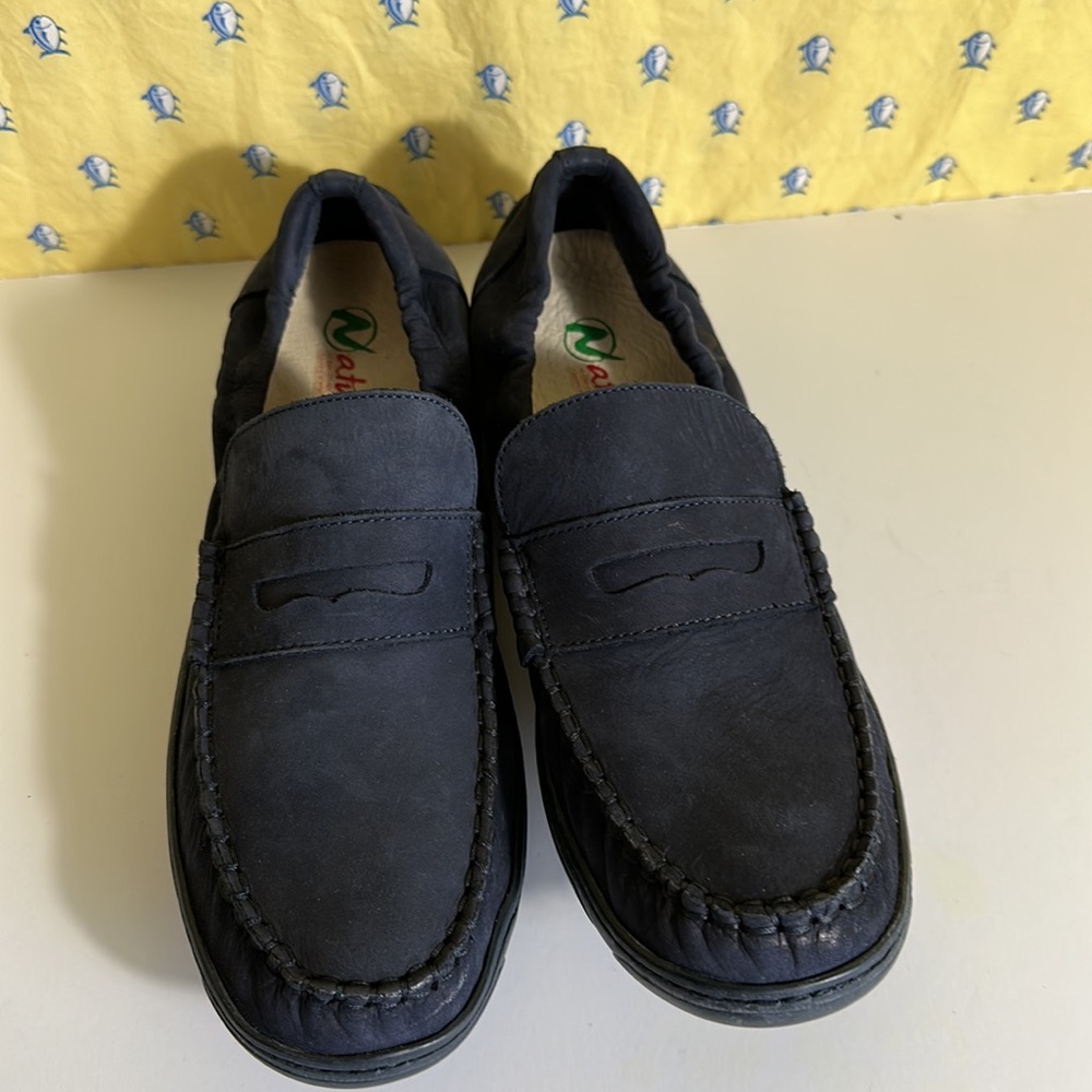 Naturino💙Blue Suede Loafers EU 40 USA 8👞👞👞👟👟